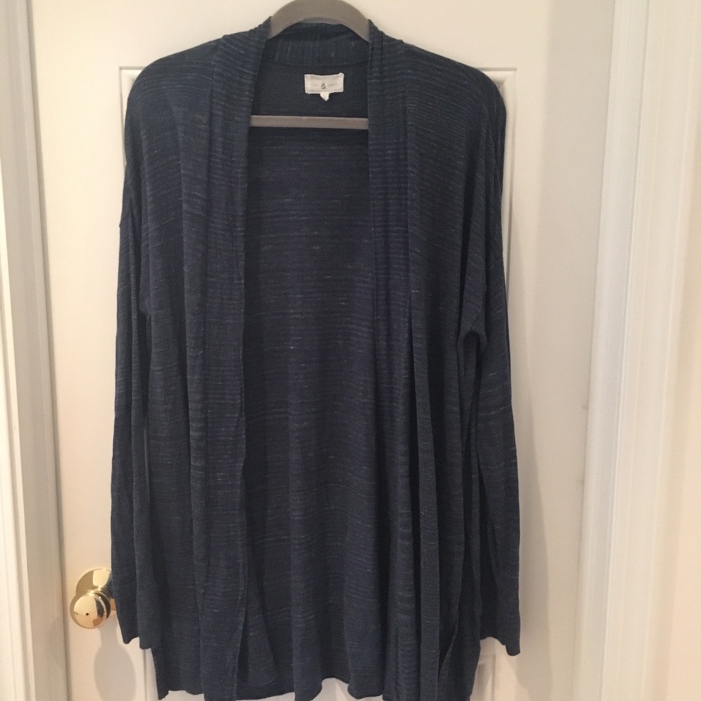 Lou & Grey Marled Open Front Cardigan - Picture 2 of 7